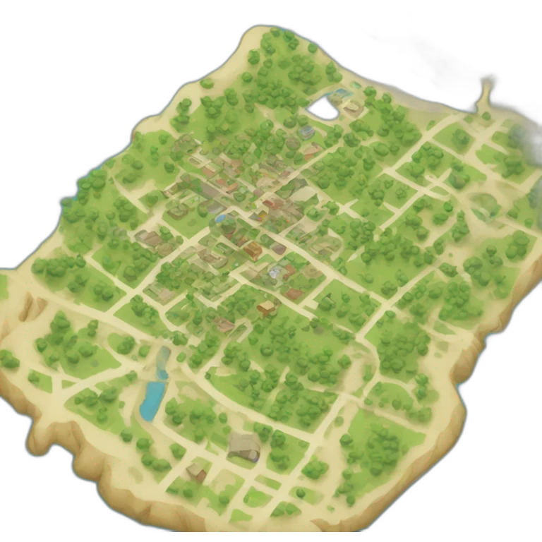 a cool map emoji