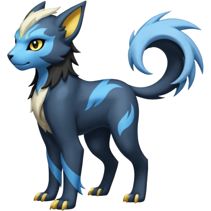 Absol-Luxray-Dewott-fusion emoji