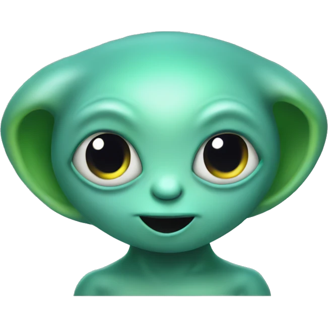 Cute alien emoji