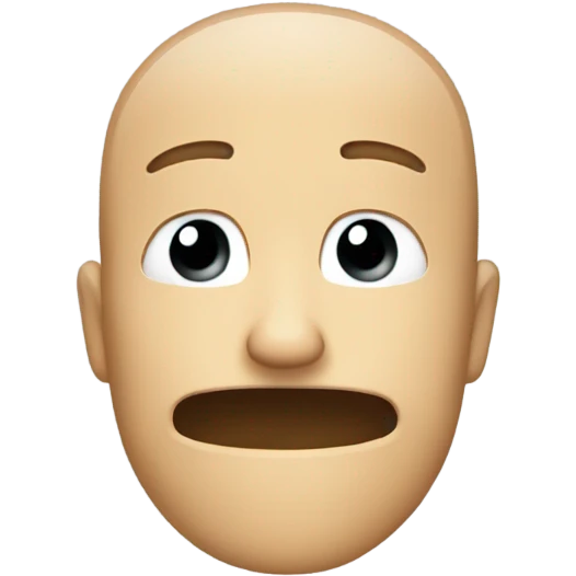 Hand over face emoji