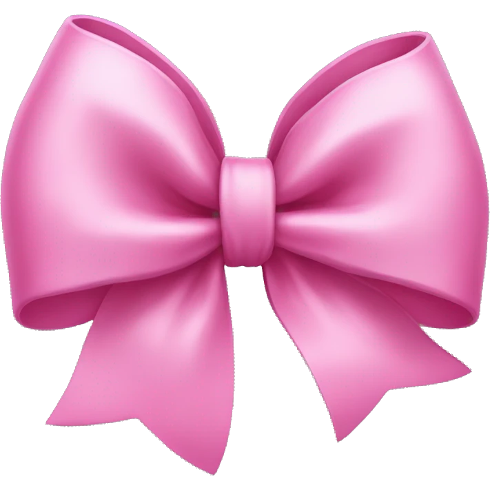 Big pink bow emoji
