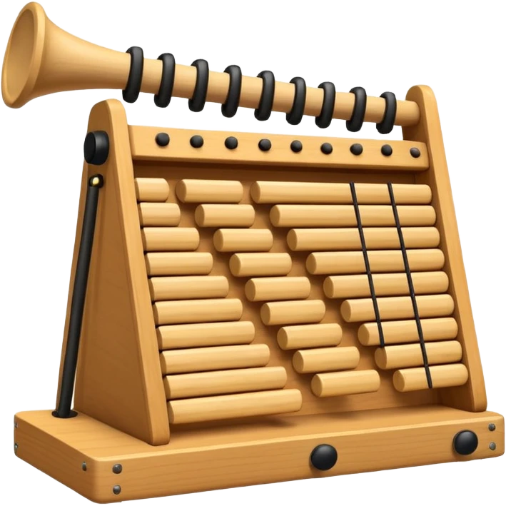 wooden glockenspiel instrument emoji