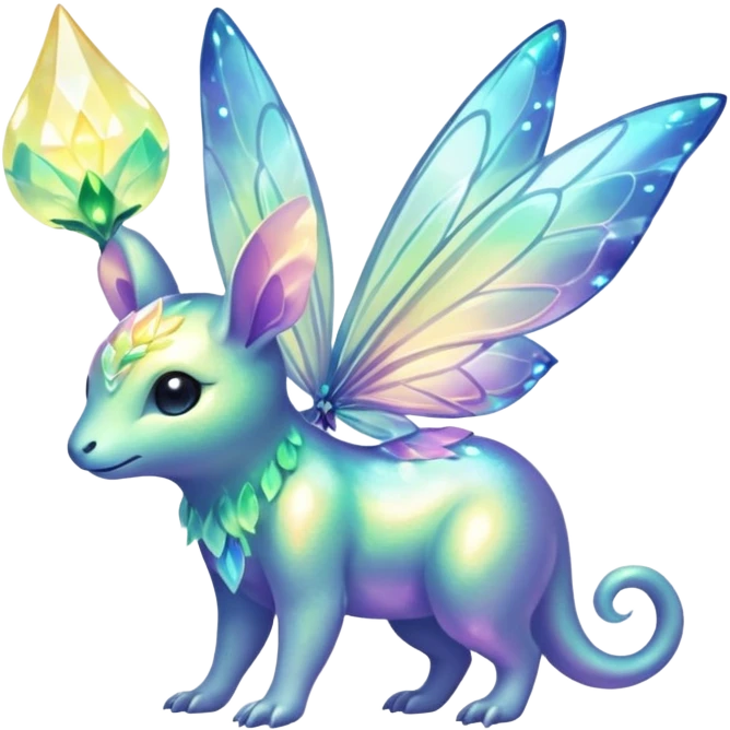 Light-type Fairy-type Fakémon-animal-creature emoji