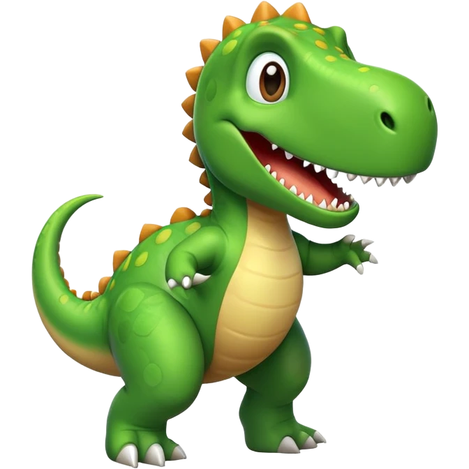 Dino dancing emoji