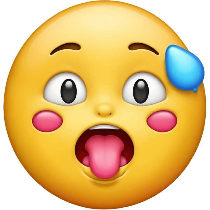 Emoji licking nipples emoji