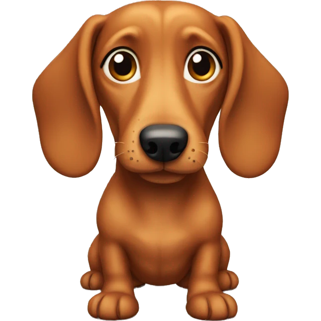Wiener dog emoji