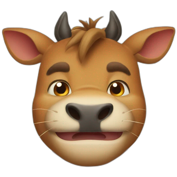 face of pumba emoji