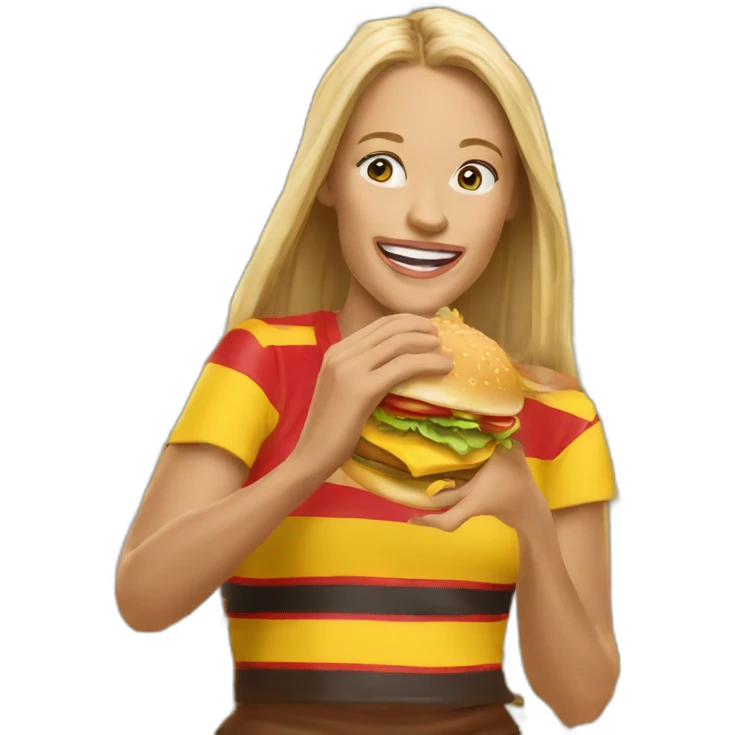 Haaland eat mc Donald's emoji