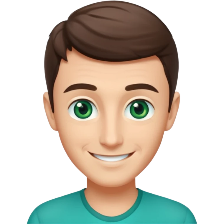 George Russell F1 green eyes with turqoise outfit emoji