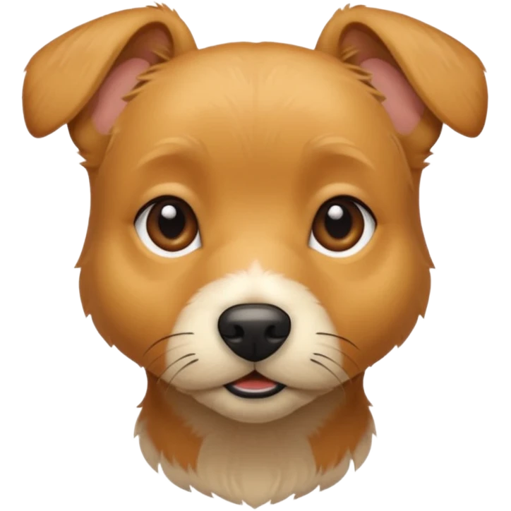Tan terrier mix emoji