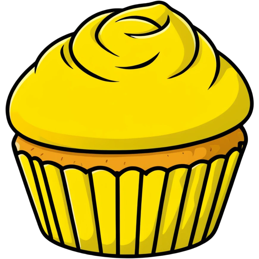 lemon muffin emoji