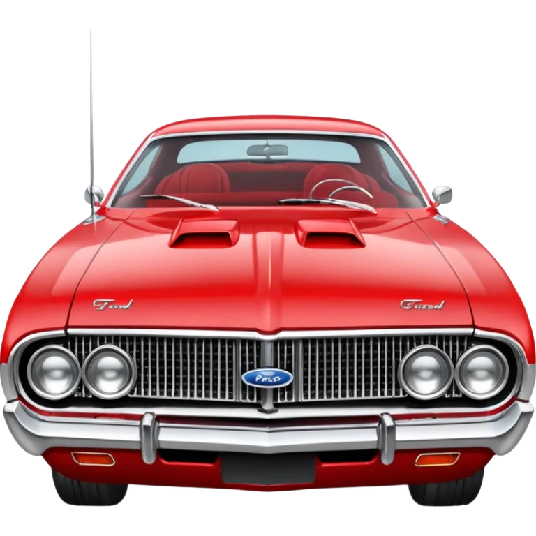 red ford torine from starsky and hutch emoji