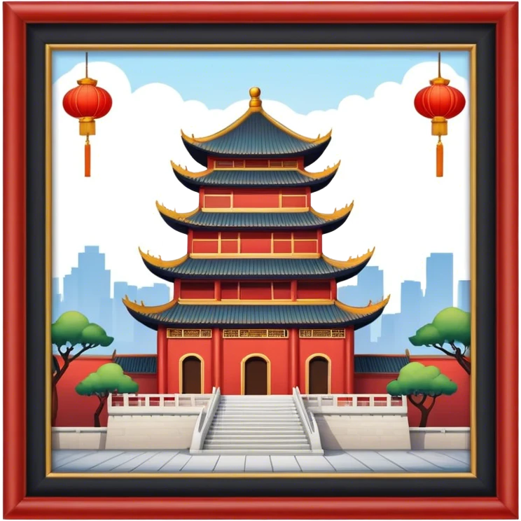 chinese building emoji