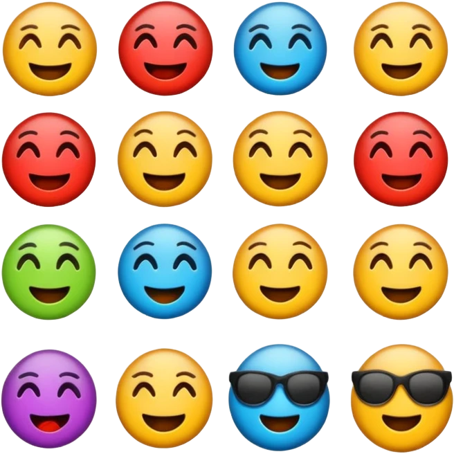 several emoticons related to rock music emoji