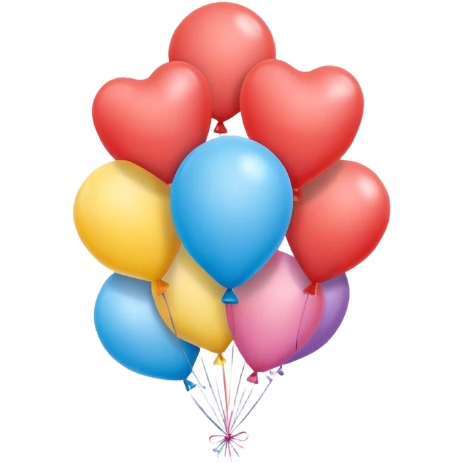 Disney balloons bouquet  emoji