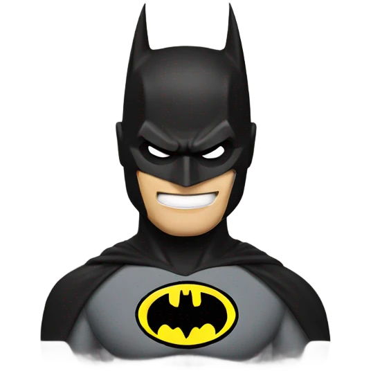 Batman smirking emoji