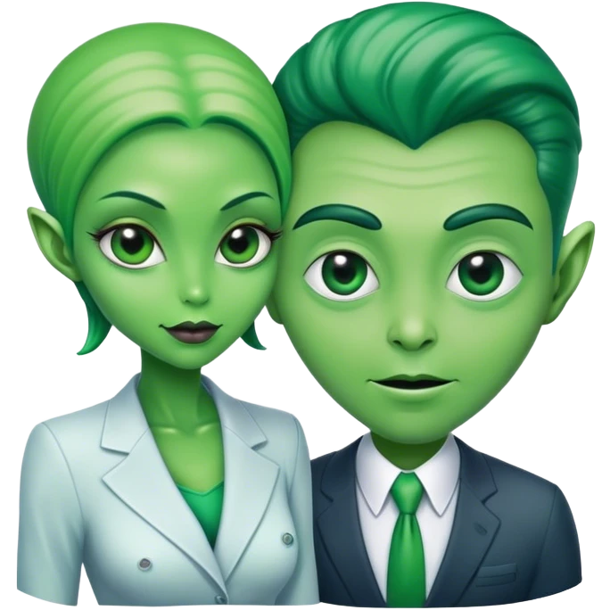 (👽♀️)+💕+👨‍💼 emoji