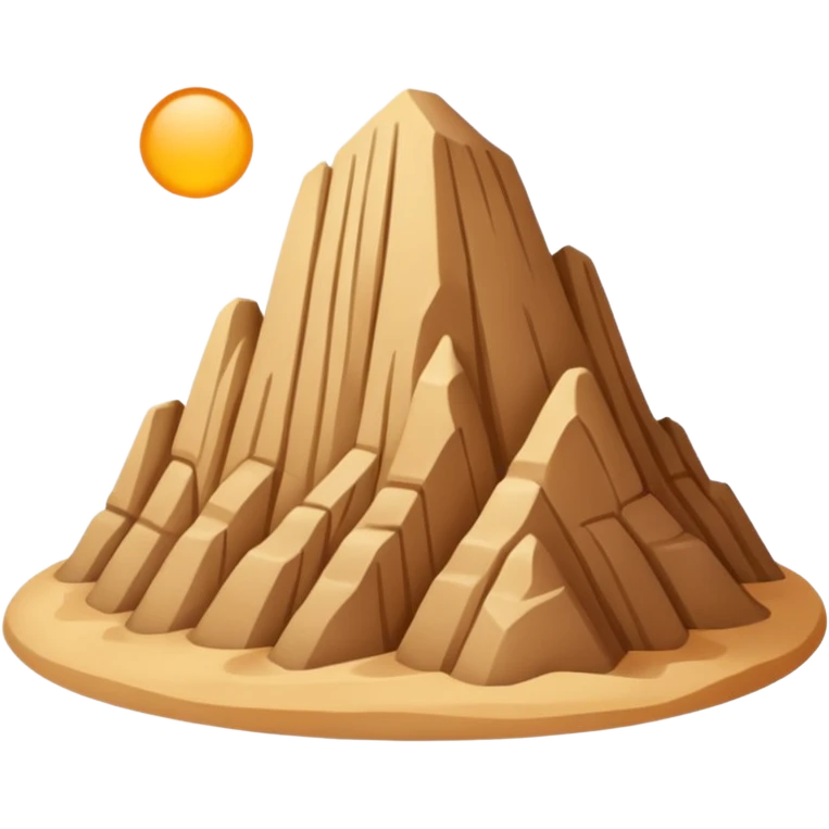 desert mountain emoji