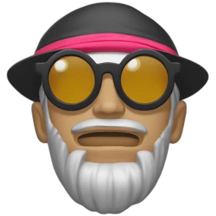 Luffy muslim sunglasses emoji