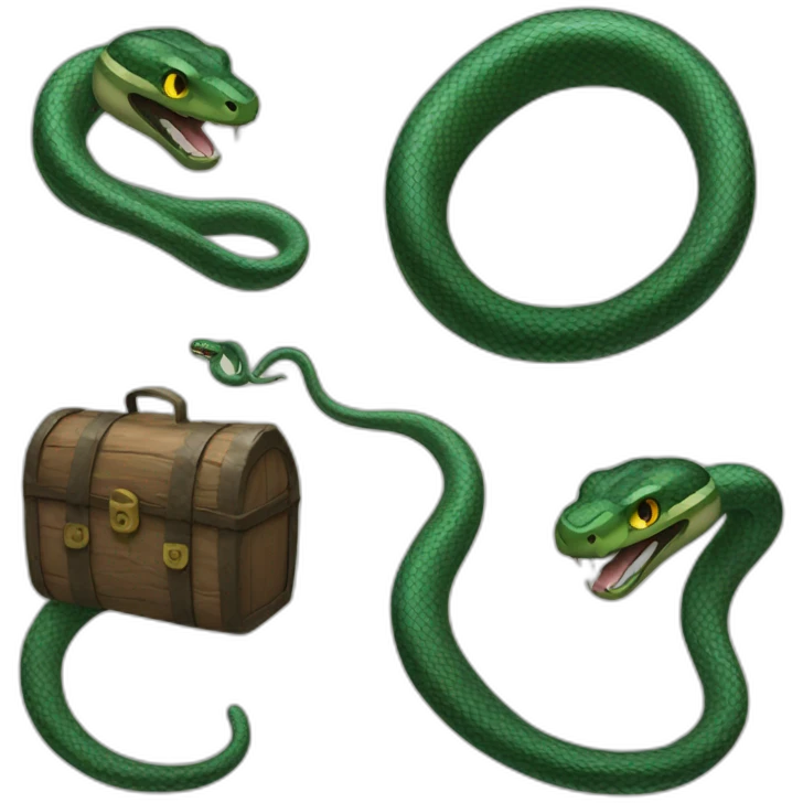 Snake thief emoji