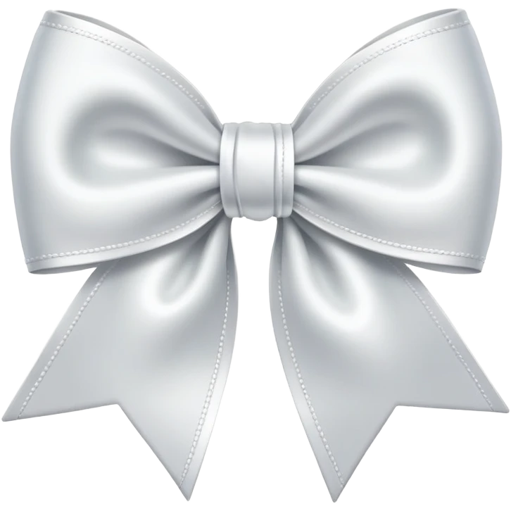 white bow emoji