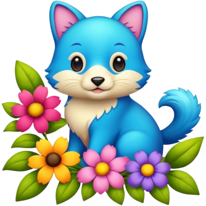 аnimals and flowers emoji