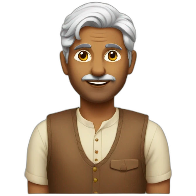 Indian man 40s emoji