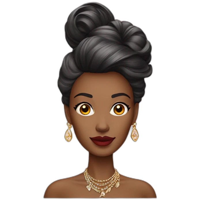 louis vuitton fancy woman emoji