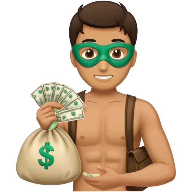 Bank robber emoji