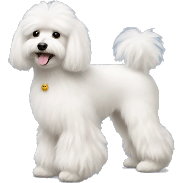 fluffy maltese poodle emoji