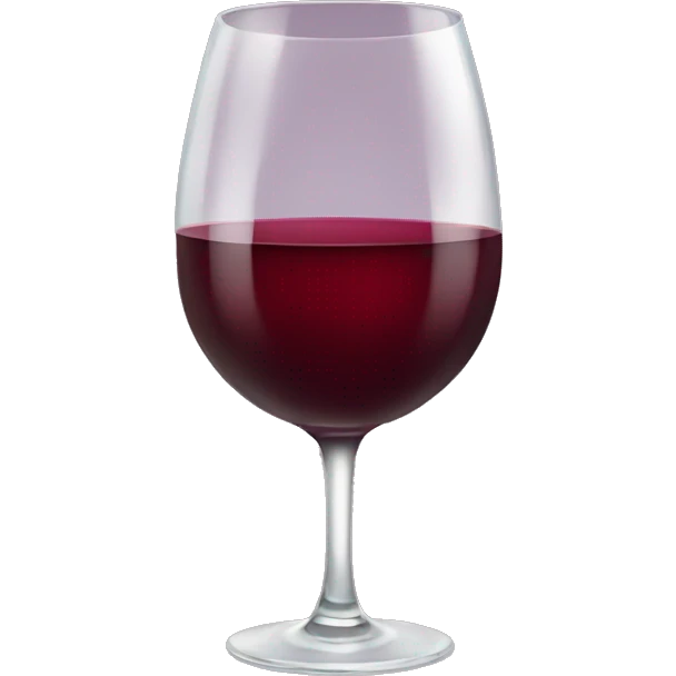 Red wine glass emoji
