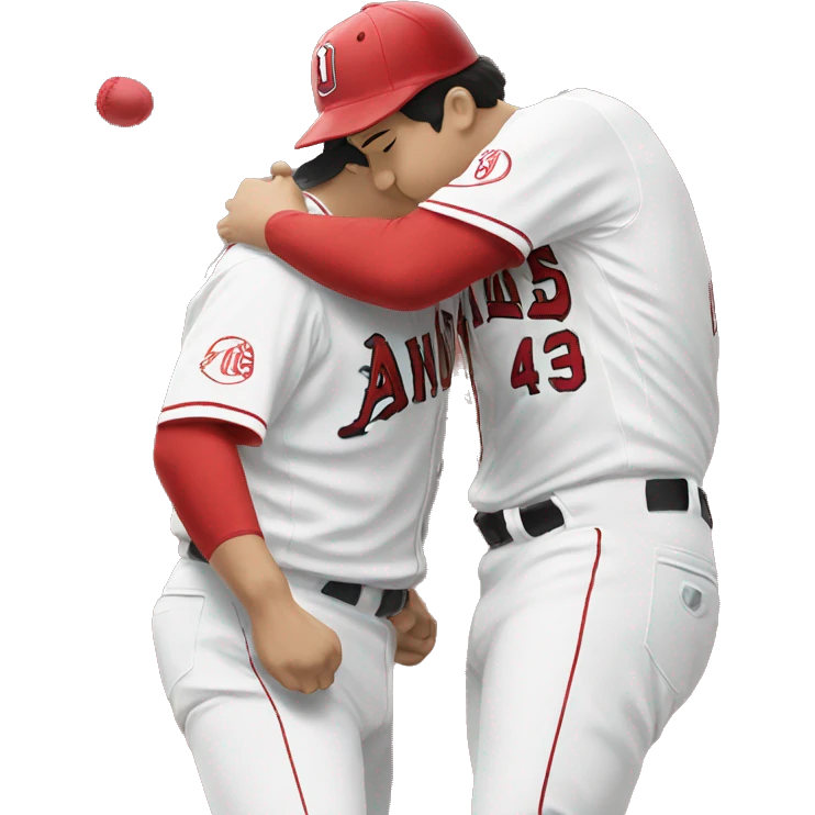 ohtani kissing  guy emoji