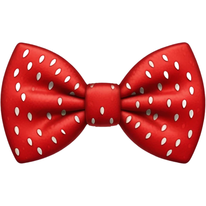 Strawberry bowtie emoji