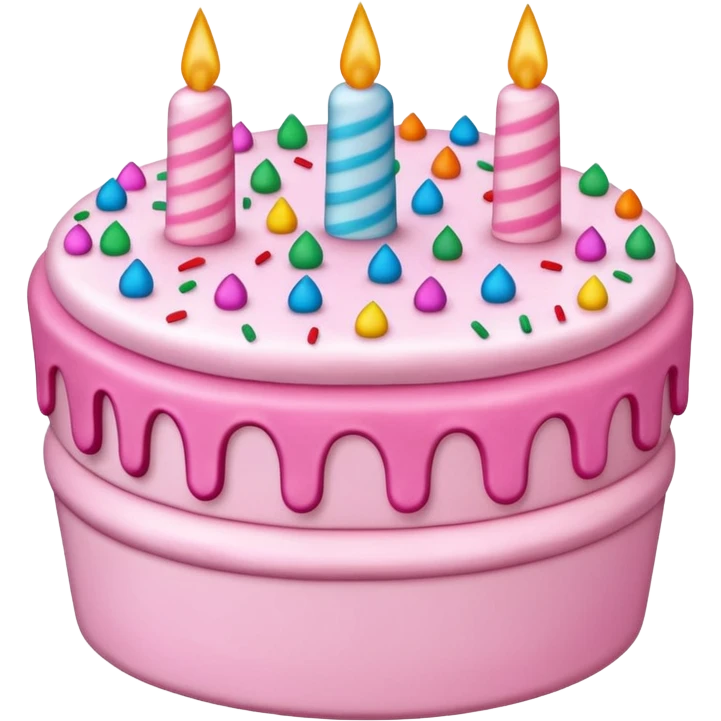pink cake emoji