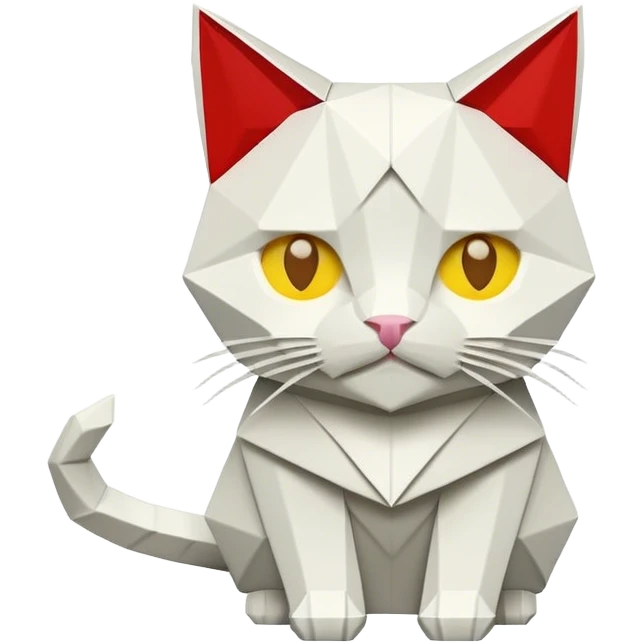 cat origami emoji