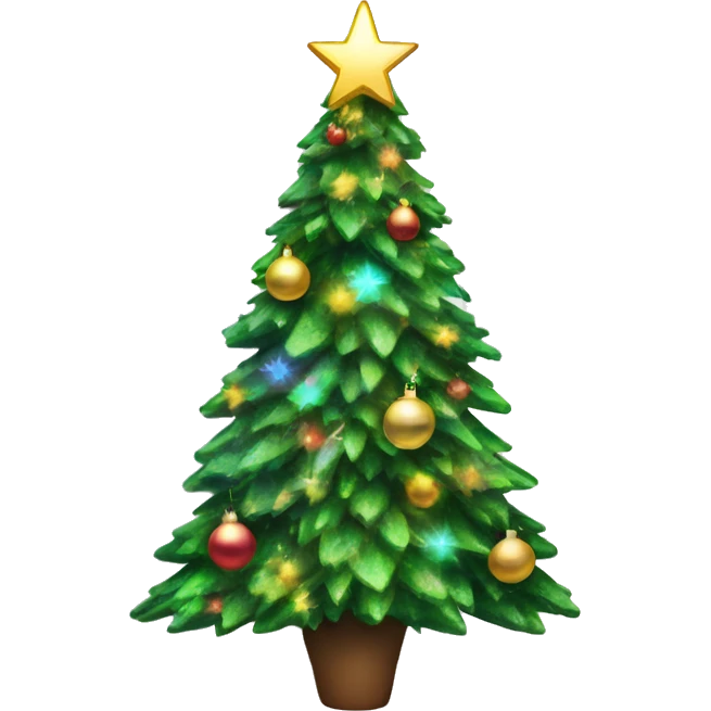 christmas tree holographique  emoji