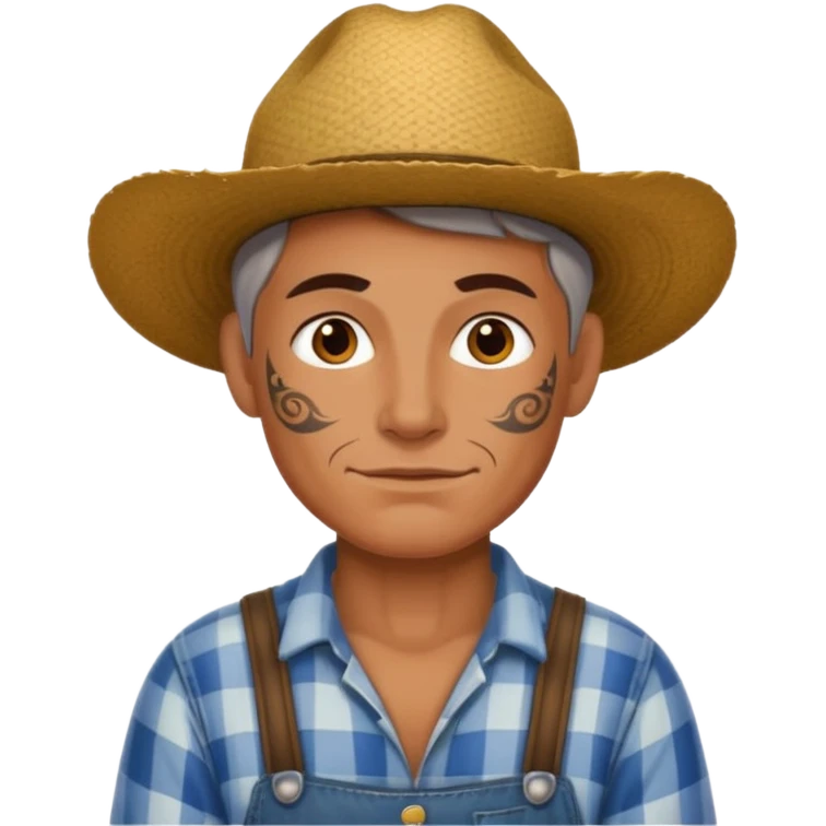 tattoed farmer emoji