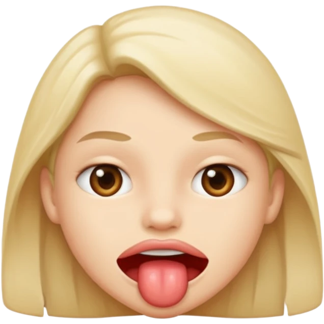 Mordiéndose los labios emoji