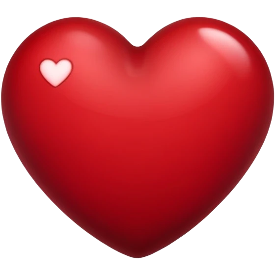 Dark red heart emoji