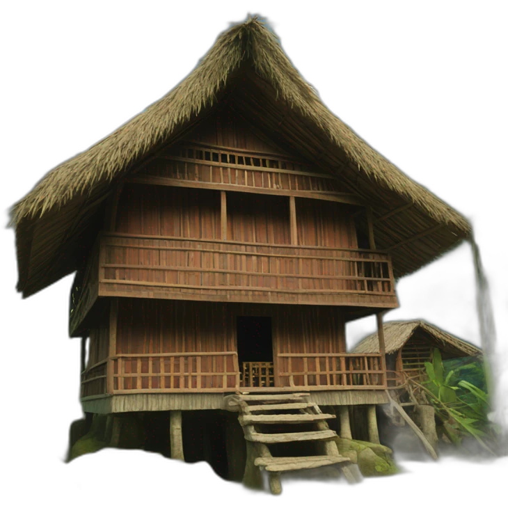 toraja traditional house 4k emoji