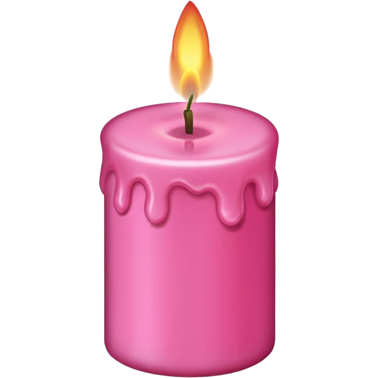 pink candle emoji