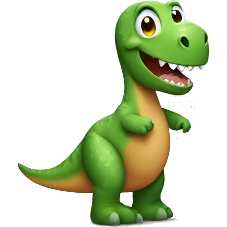 Dinosaur hugging  emoji