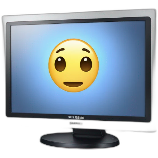 samsung monitor emoji