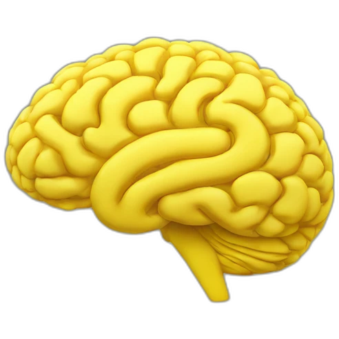brain-outline-with-yellow-background emoji