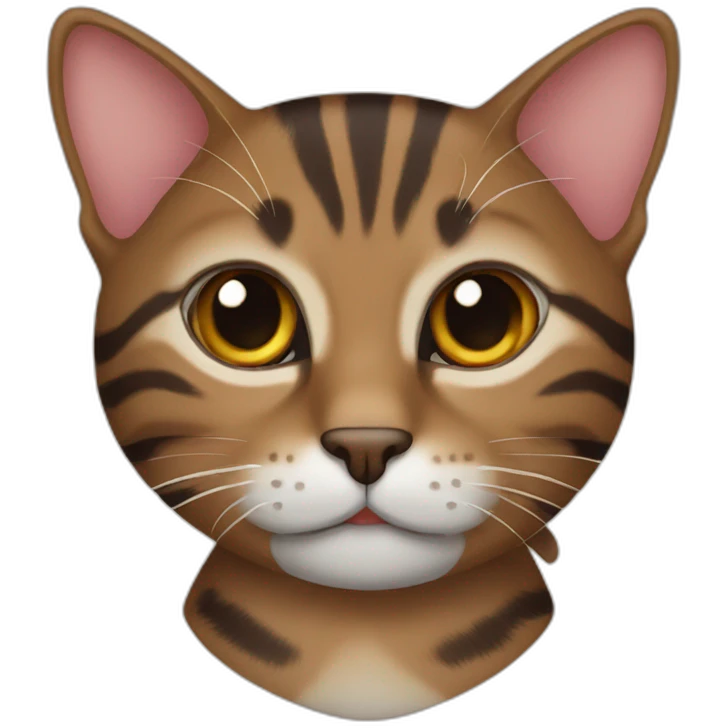 brown tabby cat emoji