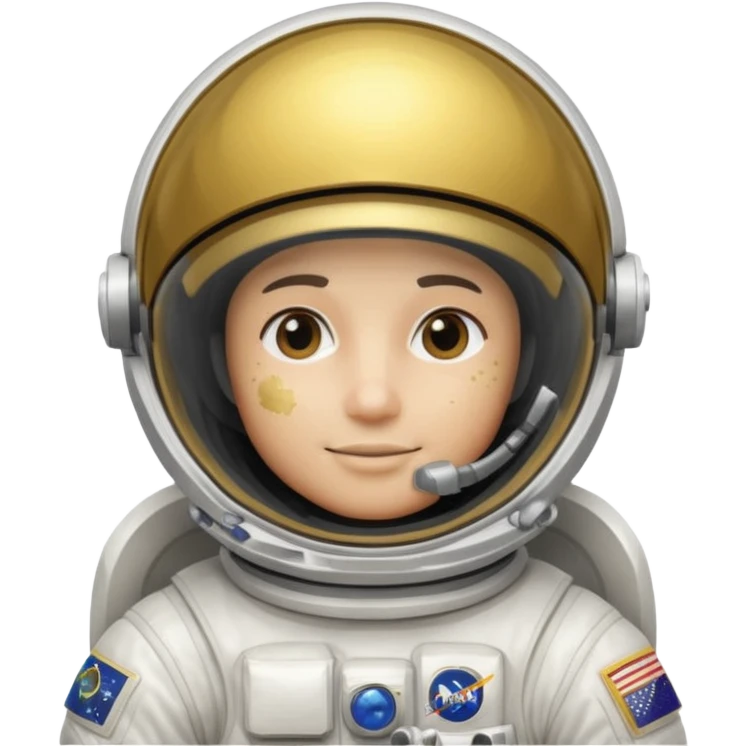 Astronaut on moon emoji
