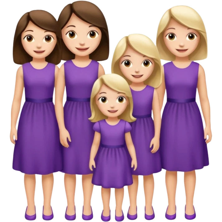 As meninas do celso são 5 : 2 filhas e 3 netas emoji