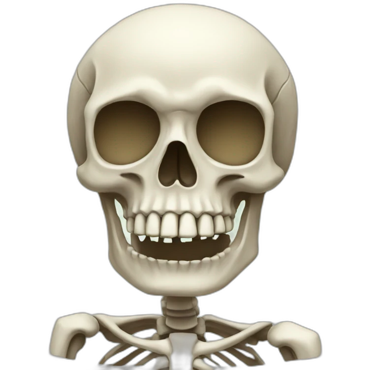french skeleton emoji