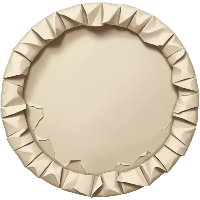 crumpled paper circle emoji