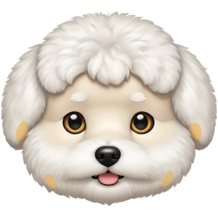 bichon frise face emoji